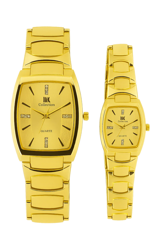 IIK Couple Watch – Gold Color 